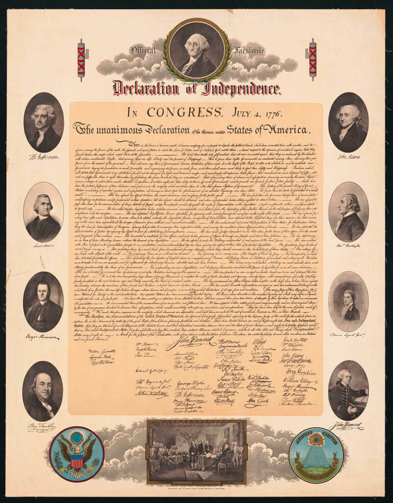 DECLARACIÓN de INDEPENDENCIA de los ESTADOS UNIDOS