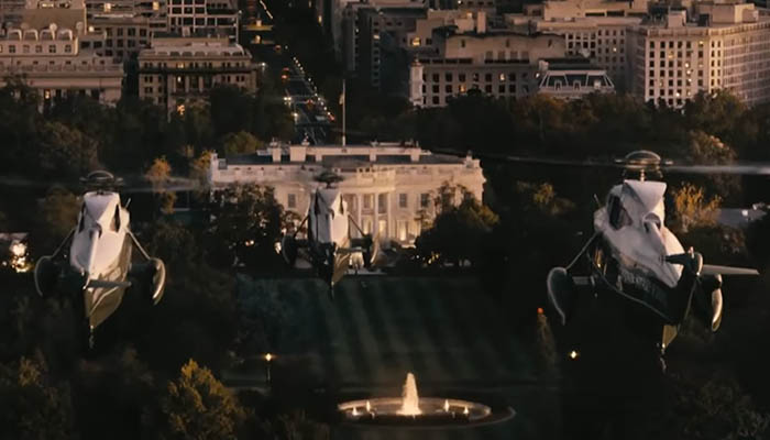 Imagen de la Casa Blanca en la película "Asalto al poder".
