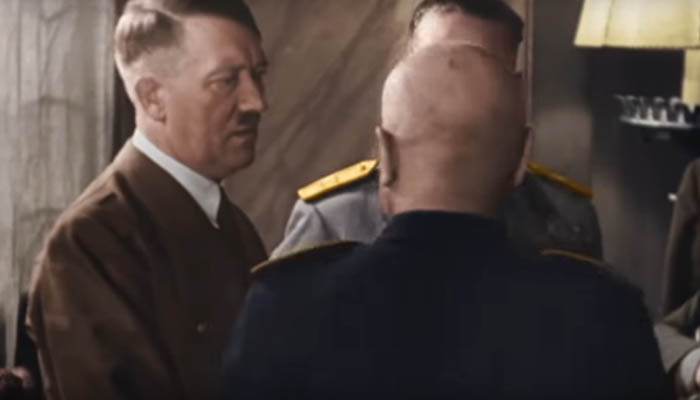 Hitler y Mussolini.