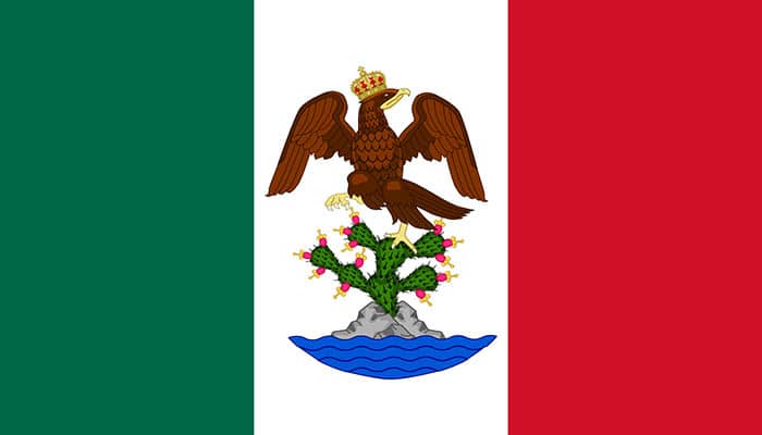 Bandera del Primer Imperio mexicano