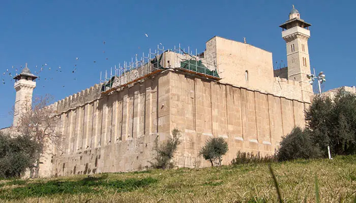 La Tumba de los Patriarcas (Ciudad vieja de Hebrón, Palestina)