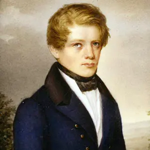 Retrato de Otto von Bismarck cuando estudiaba en la universidad de Gotinga