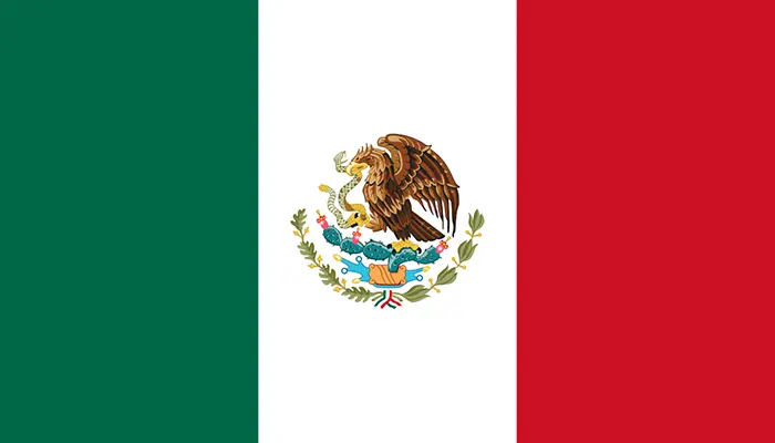 Bandera de México actual