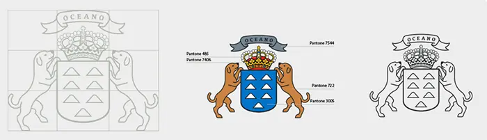 Escudo de la bandera de Canarias