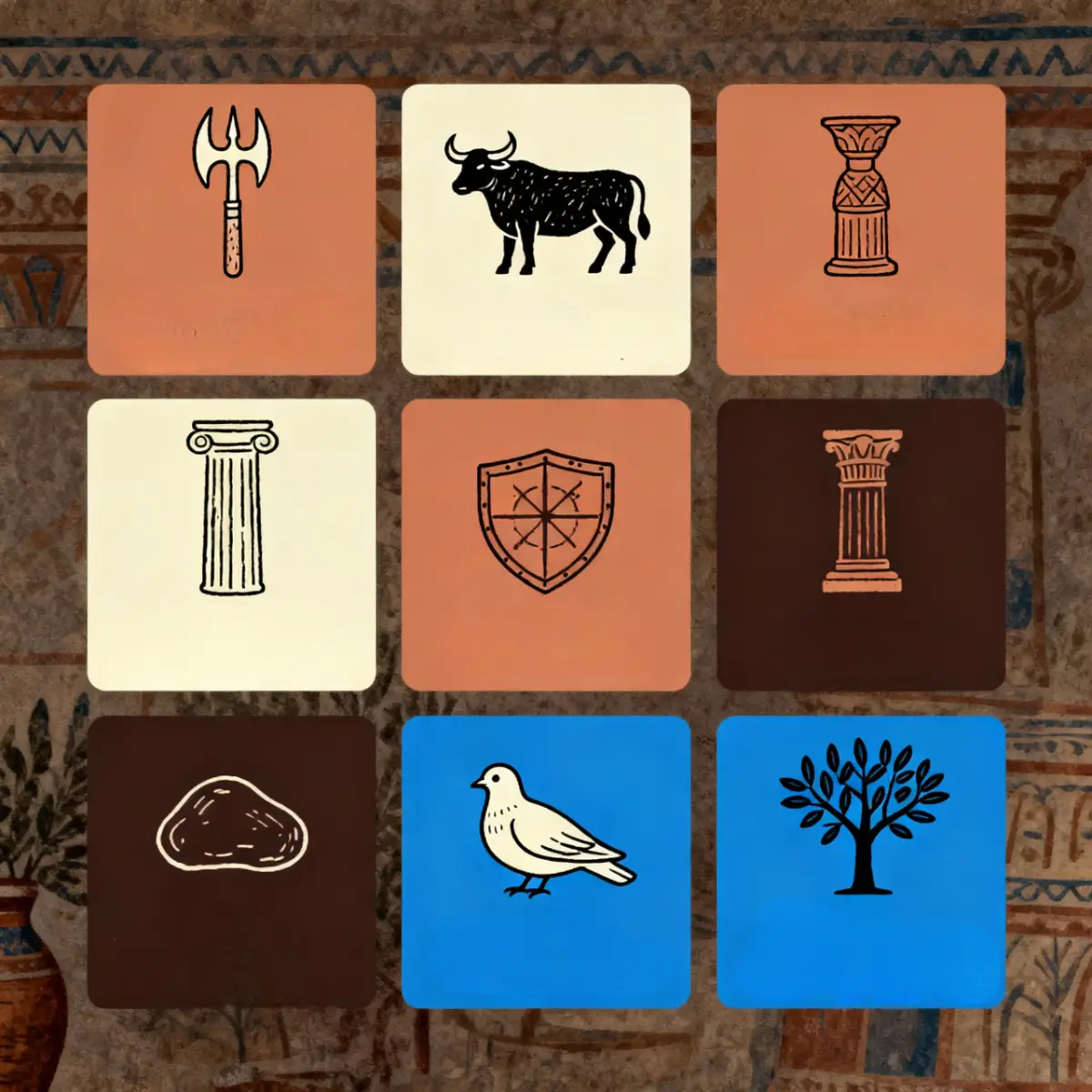 Objetos y símbolos de la civilización minoica