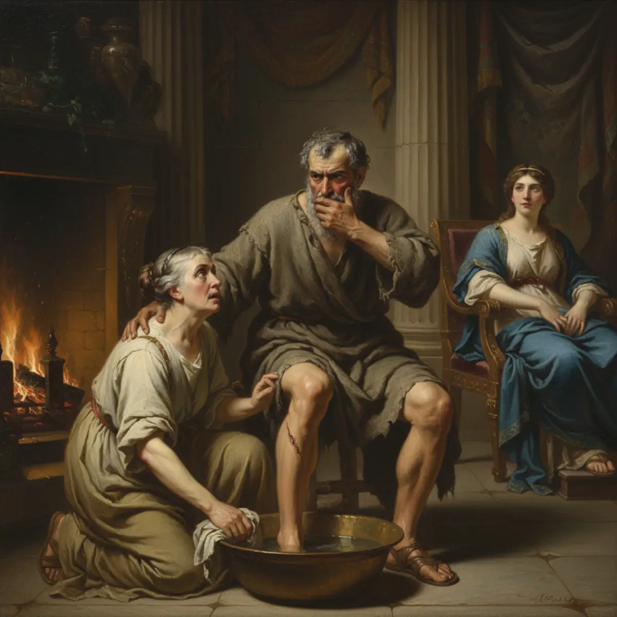 El reconocimiento de Euriclea