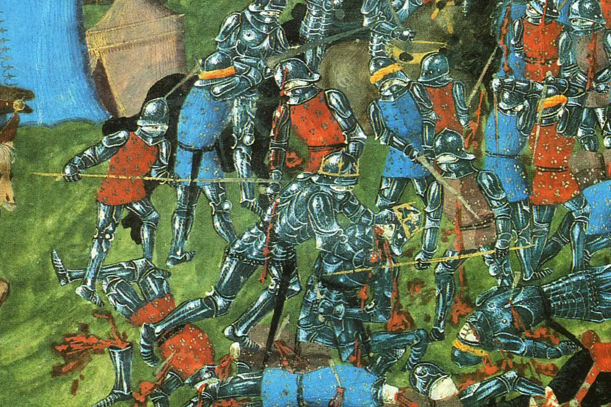 Clodoveo I mata a Alarico II en la batalla de Vouillé