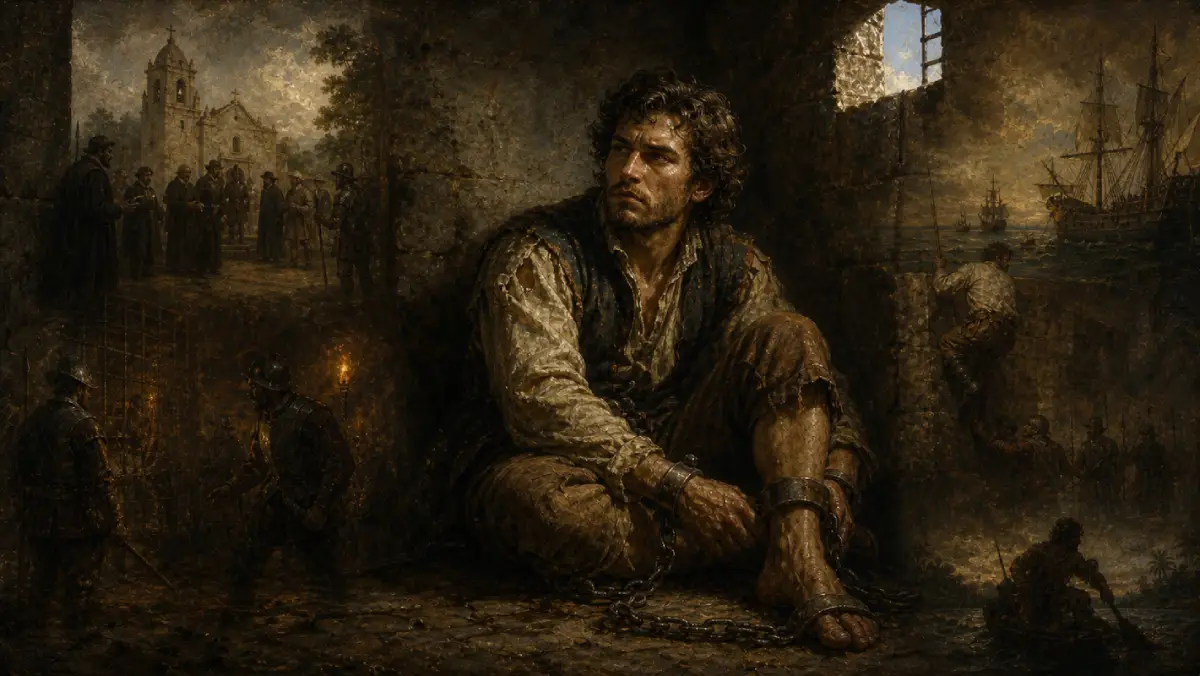 Hernán Cortés en prisión